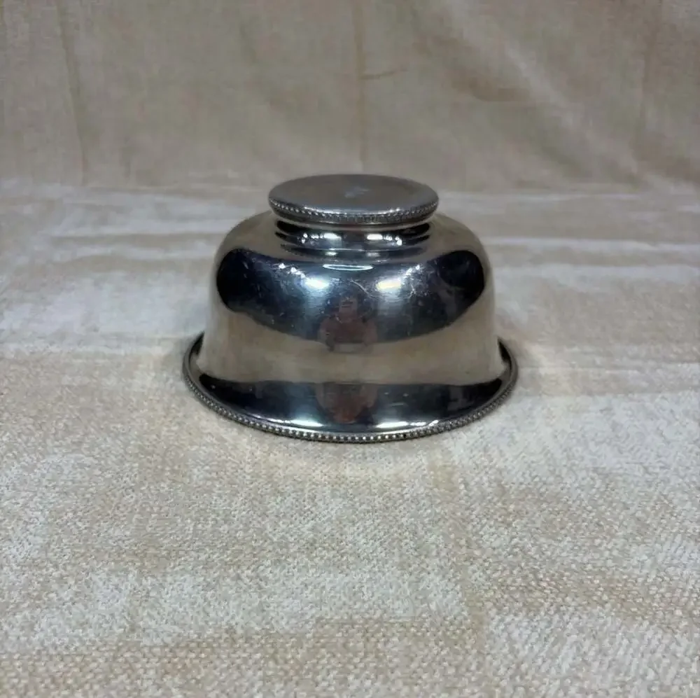 Vintage B.W. Buenilum Forged Aluminum 6 1/2 inch Bowl with Beaded Rim